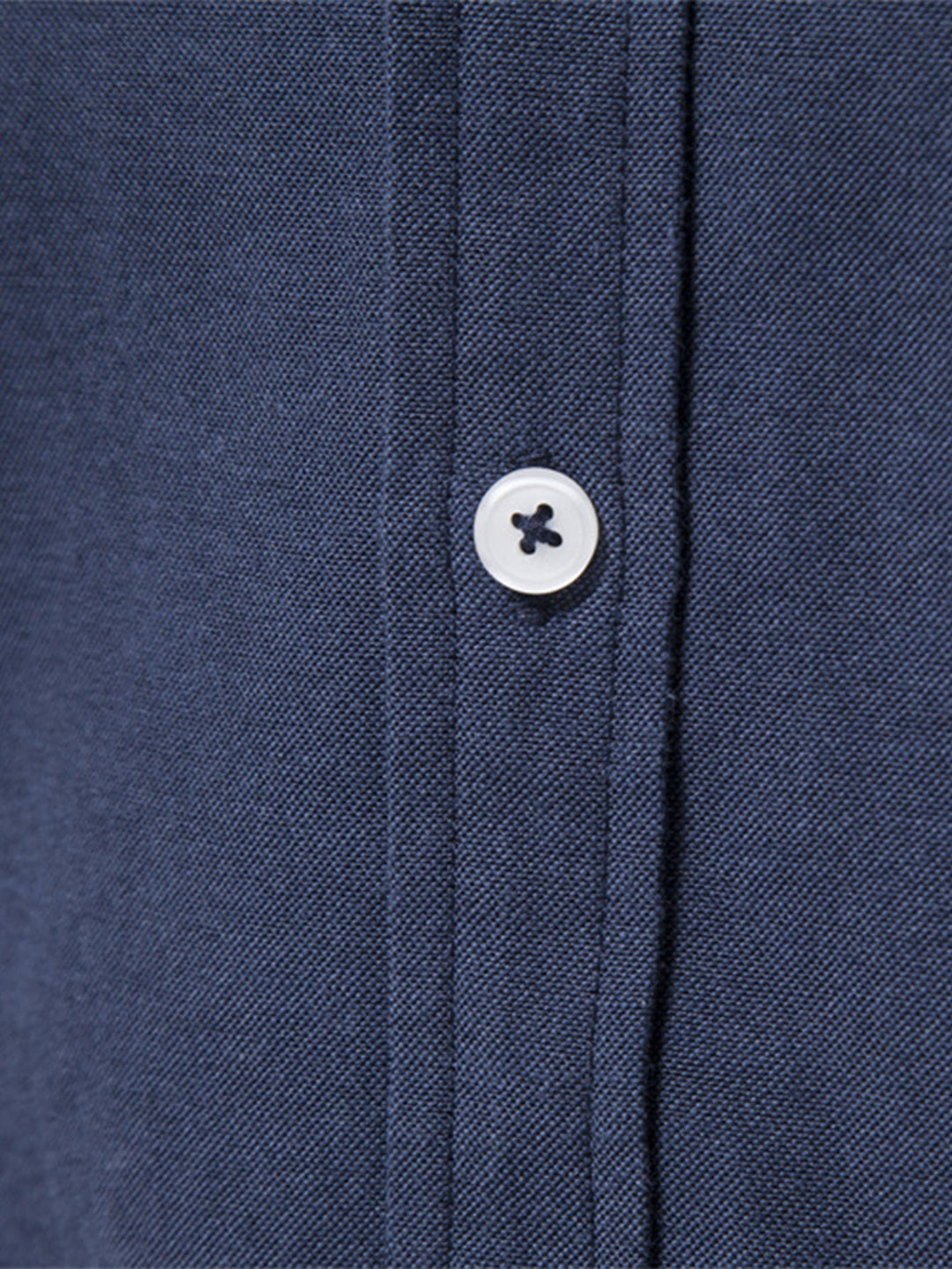 Button-Up Oxford Shirt with Long Sleeves
