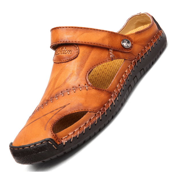 Orthopedic Leather Sandals by Chris™