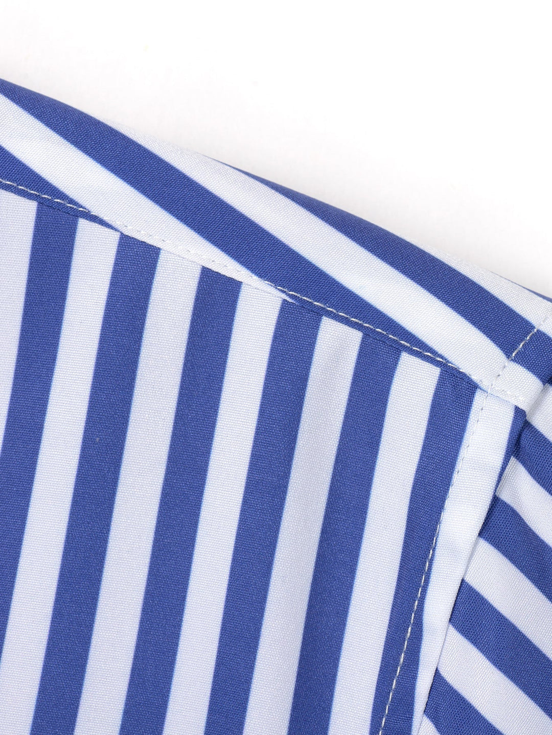 Slim Fit Tapered Pants with Buttons & Long Sleeve Striped Shirt