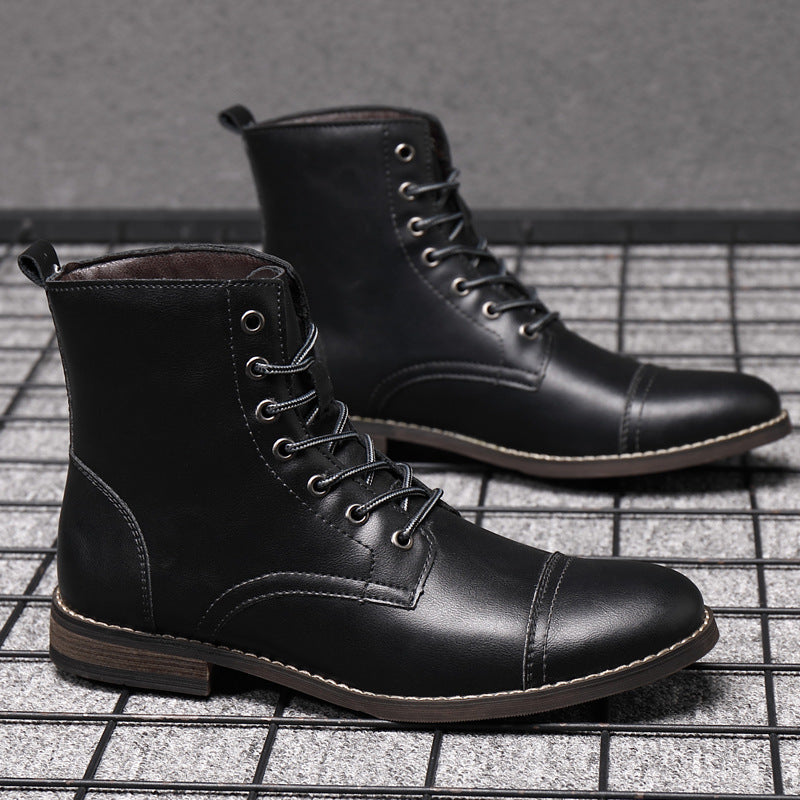 Ankle Boots in Faux Leather by Morgan