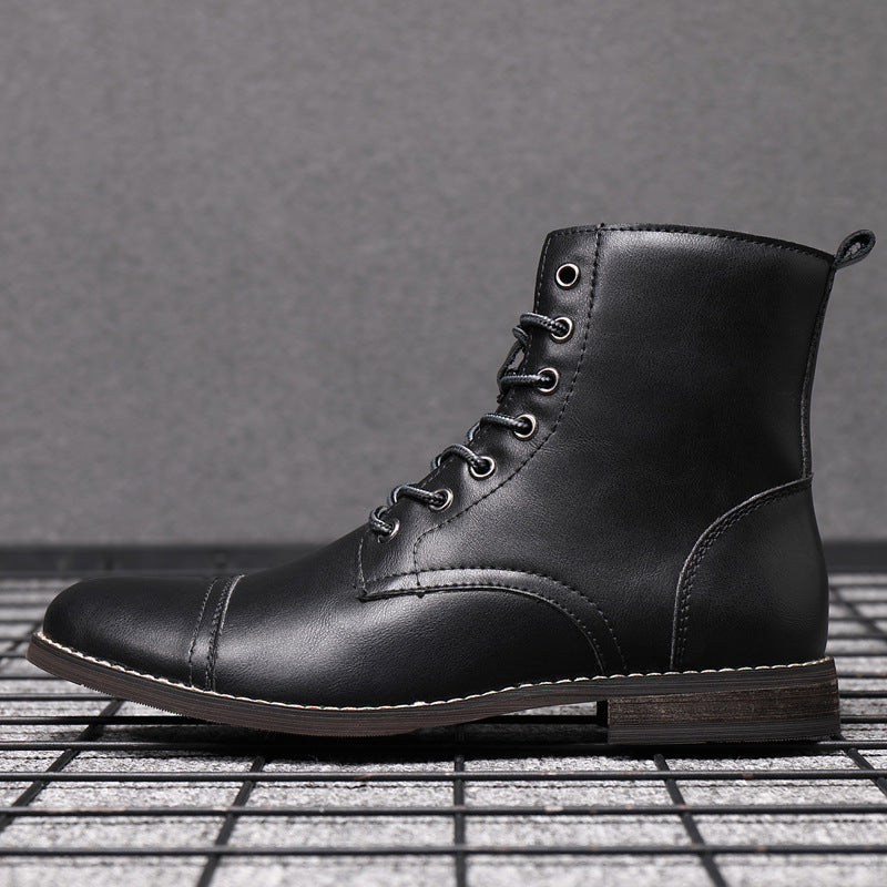Ankle Boots in Faux Leather by Morgan