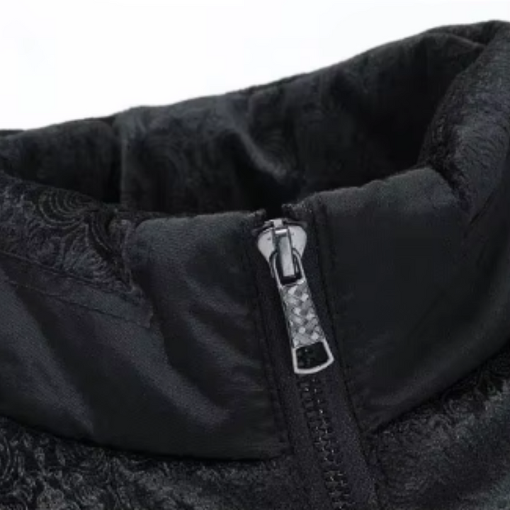 Chic Fleece Jacket with Quilted Design