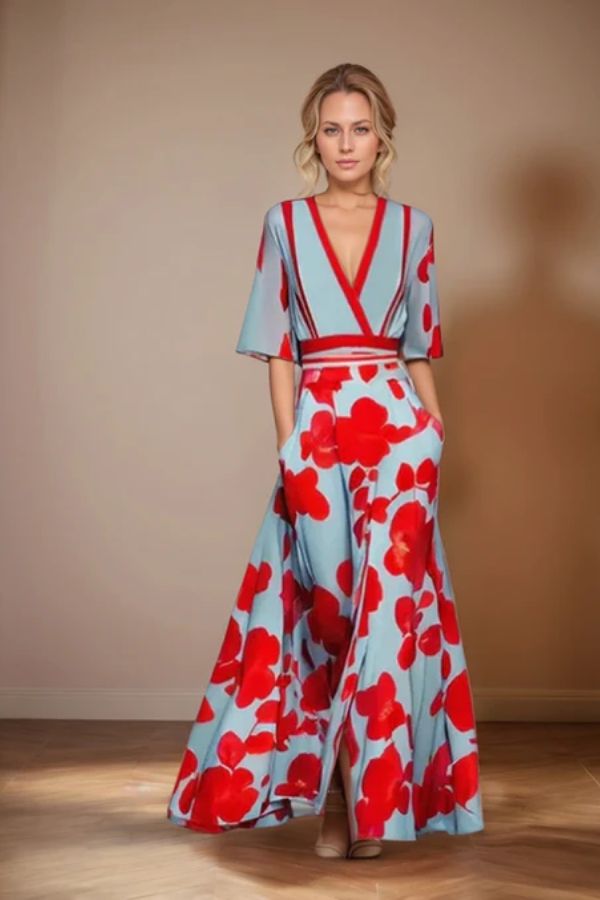 Isabella Floral Dress | Timeless Elegance