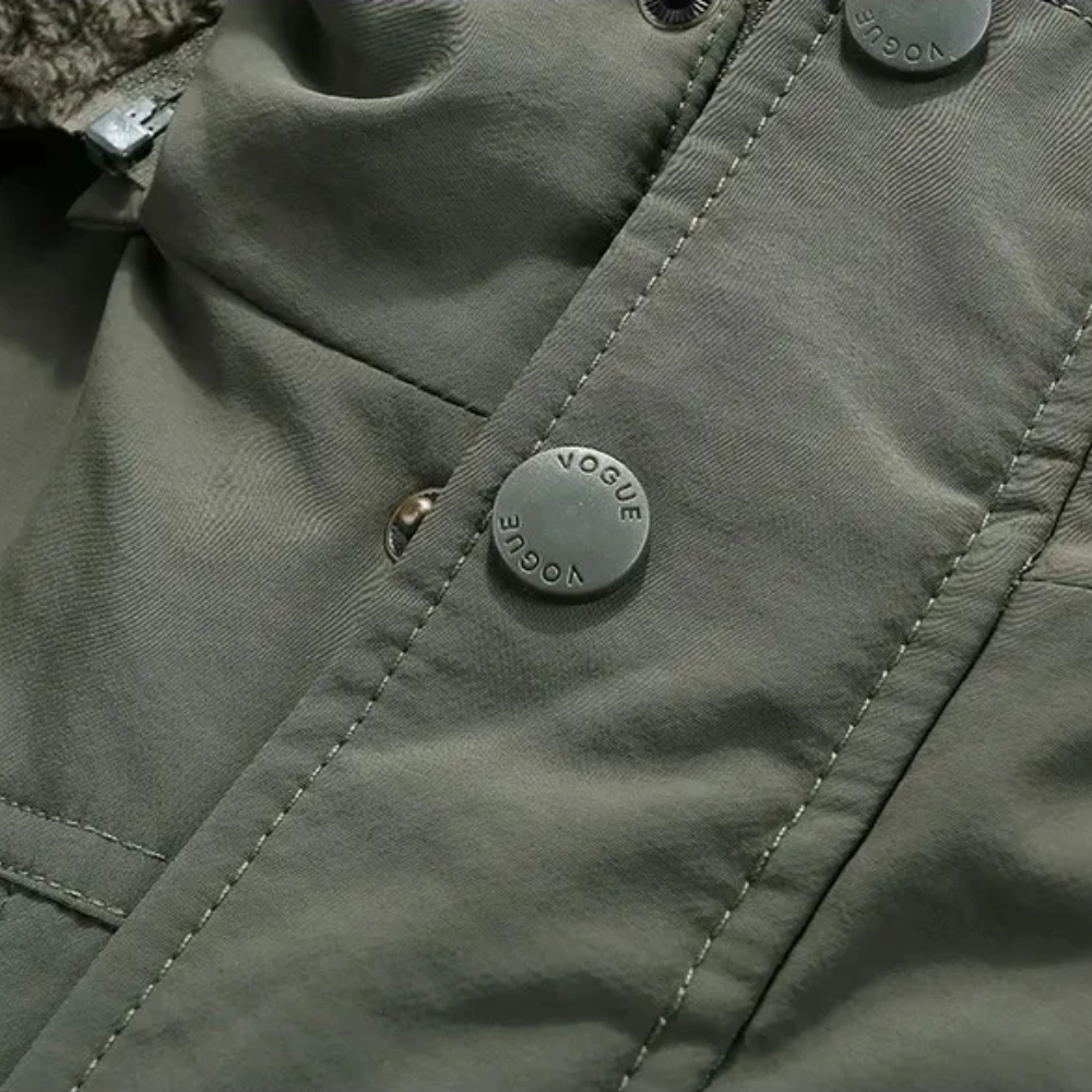 Quilted Winter Jacket with Elegant Style