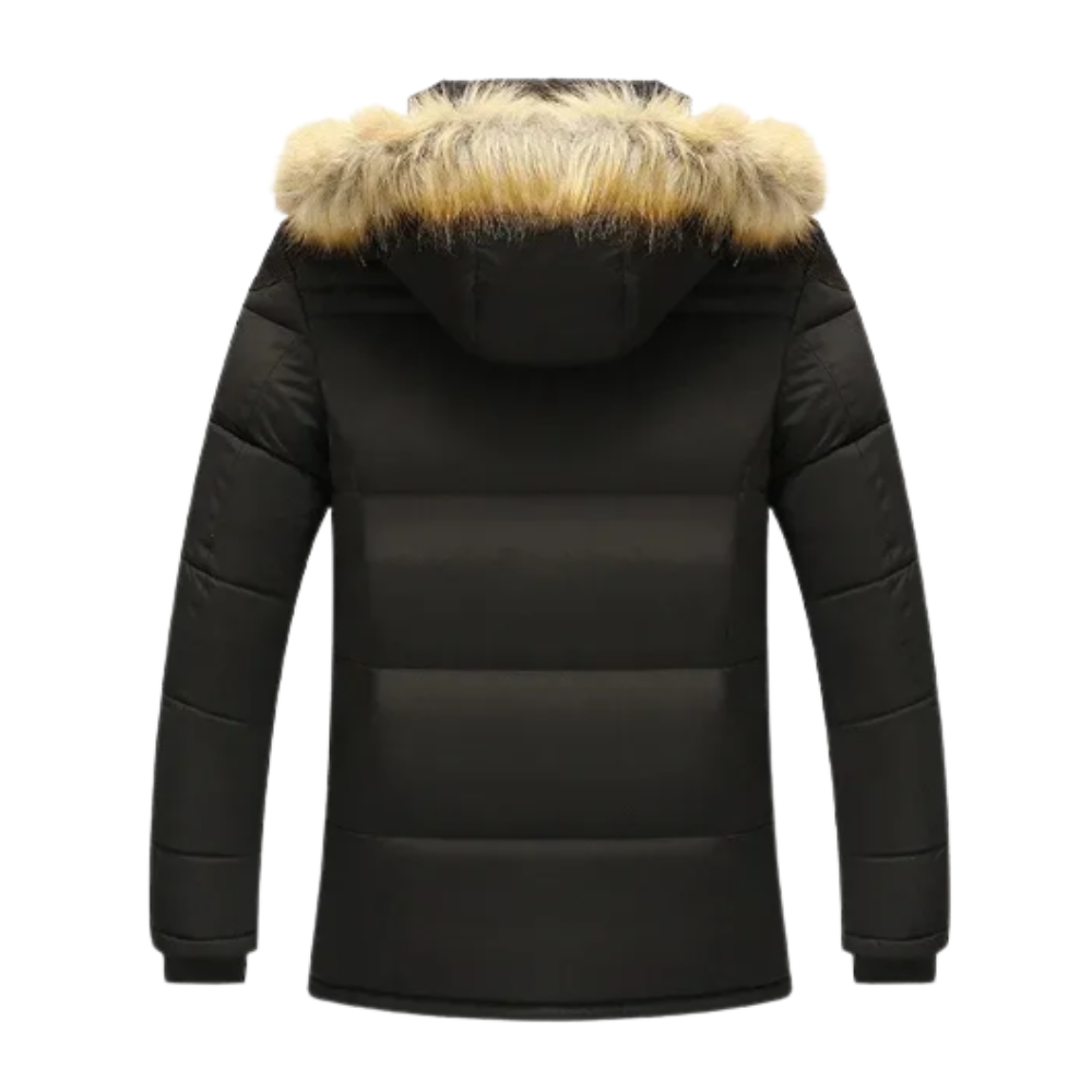 Chic Winter Jacket with Quilted Fleece
