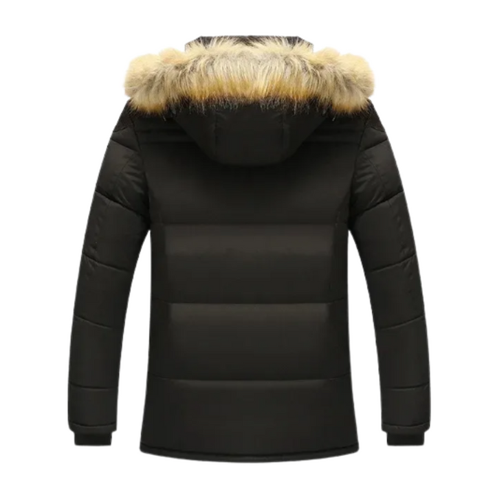 Chic Winter Jacket with Quilted Fleece