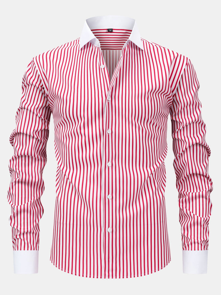 Slim Fit Tapered Pants & Striped Winchester Shirt - Wrinkle-Free
