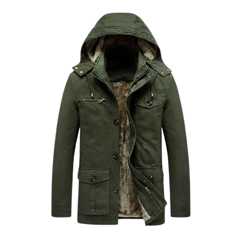 Padded Winter Jacket with Elegant Design