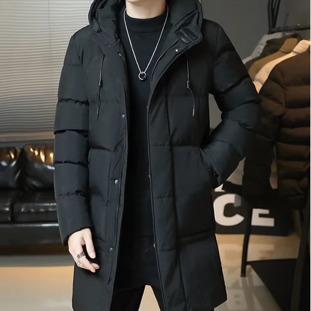 Elegant Winter Coat in Long Style