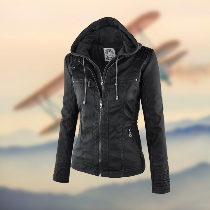 Vegan Leather Jacket by Ambre™