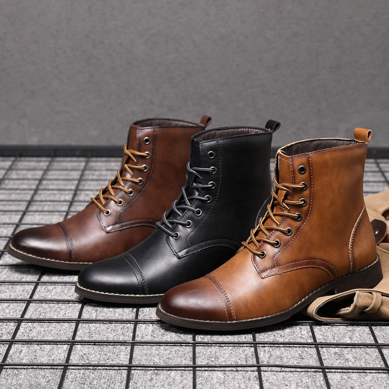 Ankle Boots in Faux Leather by Morgan