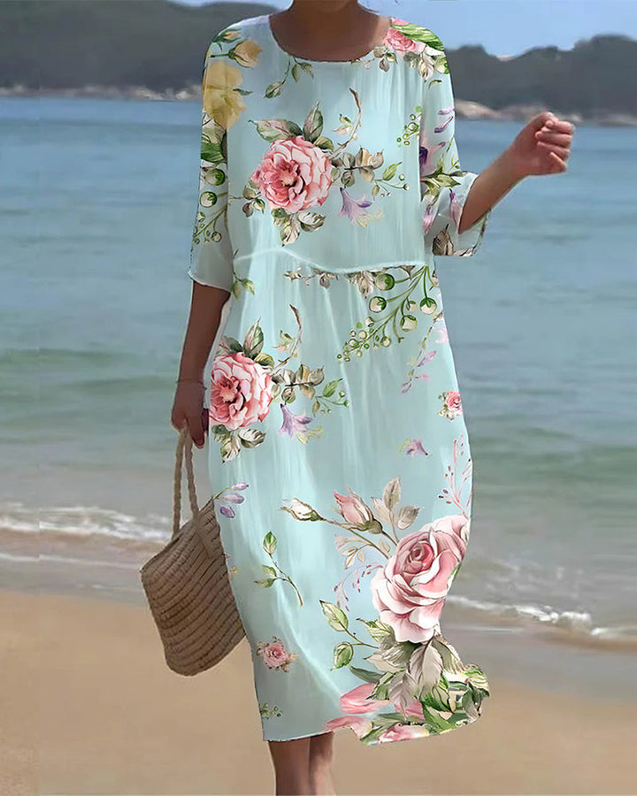 Floral Pattern Dress by Ruth