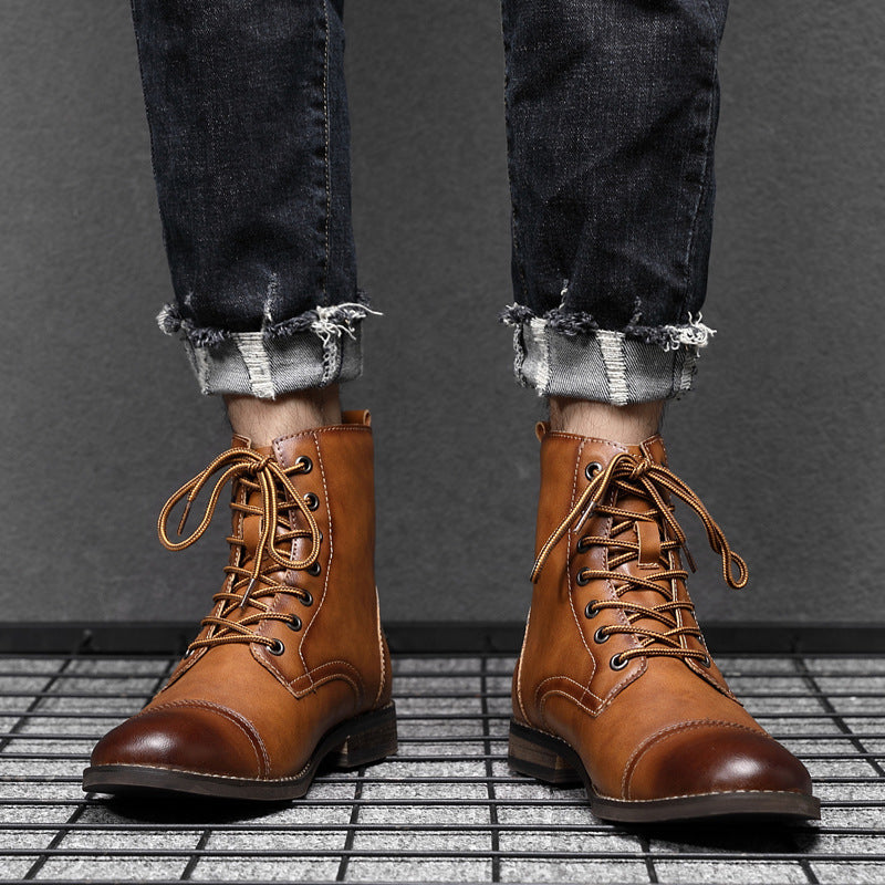 Ankle Boots in Faux Leather by Morgan