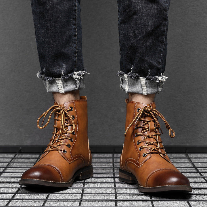 Ankle Boots in Faux Leather by Morgan