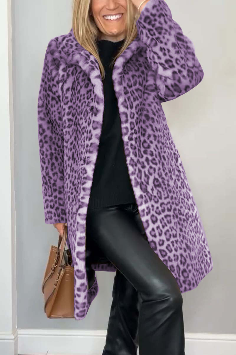 Leopard Print Coat by Amara