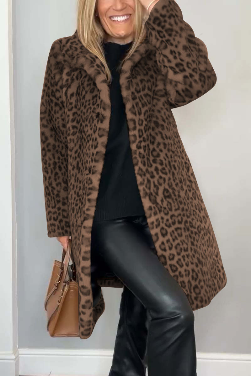 Leopard Print Coat by Amara