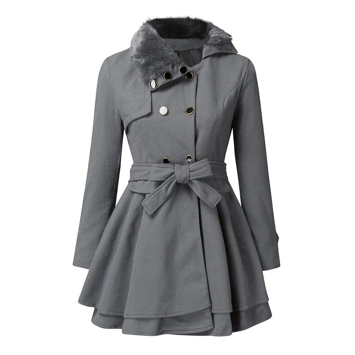 Chic Vegan Fur Trench by Victoria™