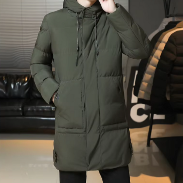 Elegant Winter Coat in Long Style