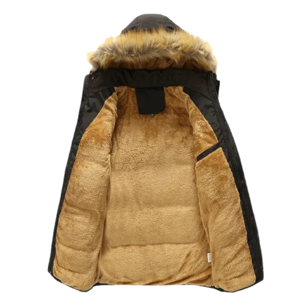Chic Winter Jacket with Quilted Fleece