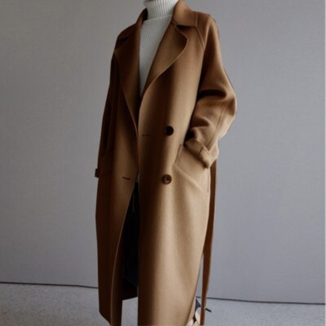 Elegant Long Coat by Olive™