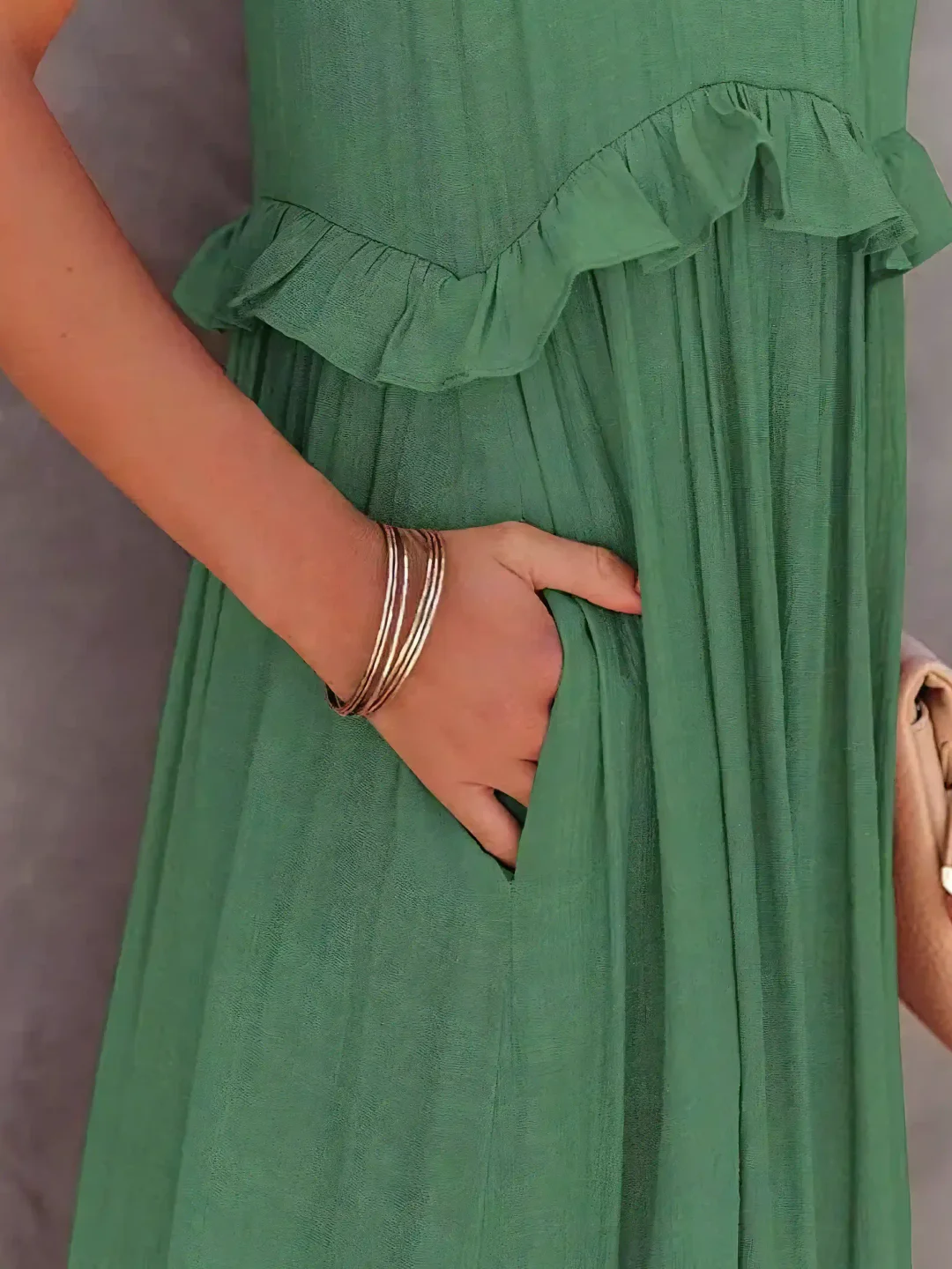Maxi Dress with Ruffles by Elsie