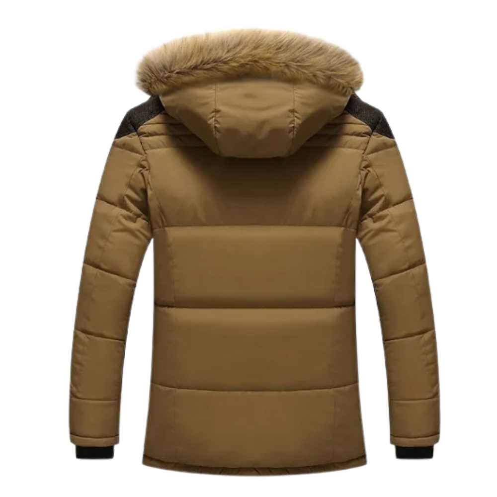 Chic Winter Jacket with Quilted Fleece
