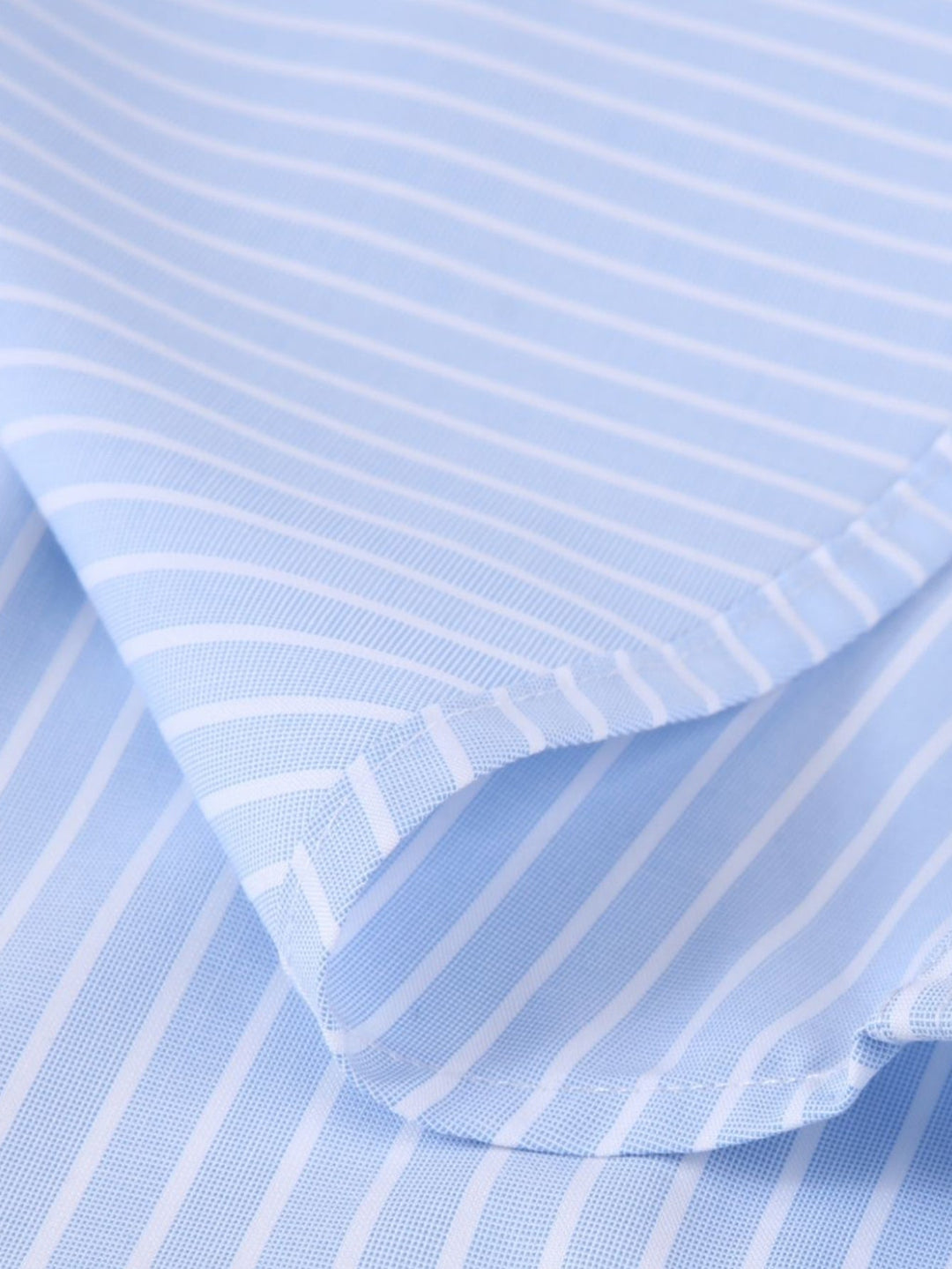 Striped Shirt with Contrast Collar
