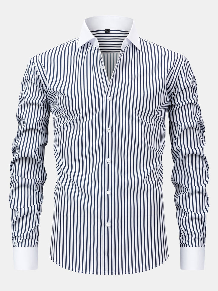Slim Fit Tapered Pants & Striped Winchester Shirt - Wrinkle-Free