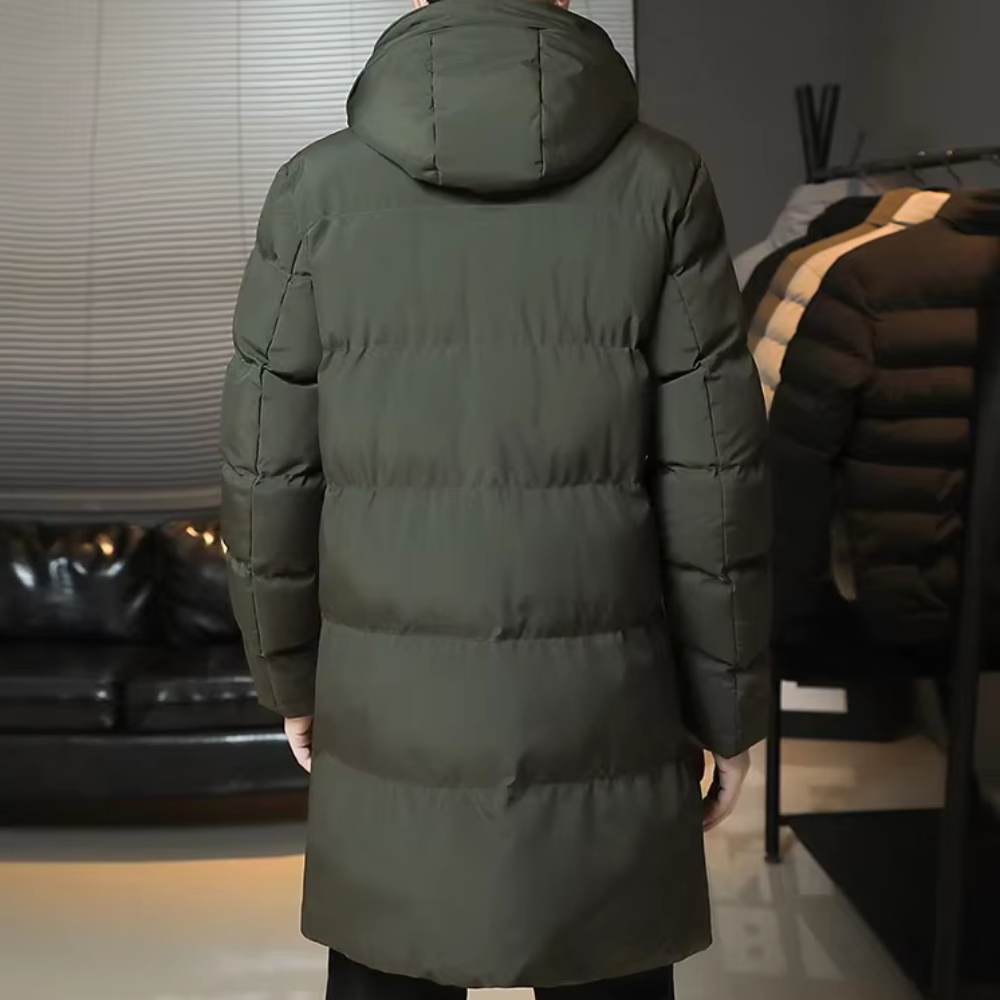 Elegant Winter Coat in Long Style