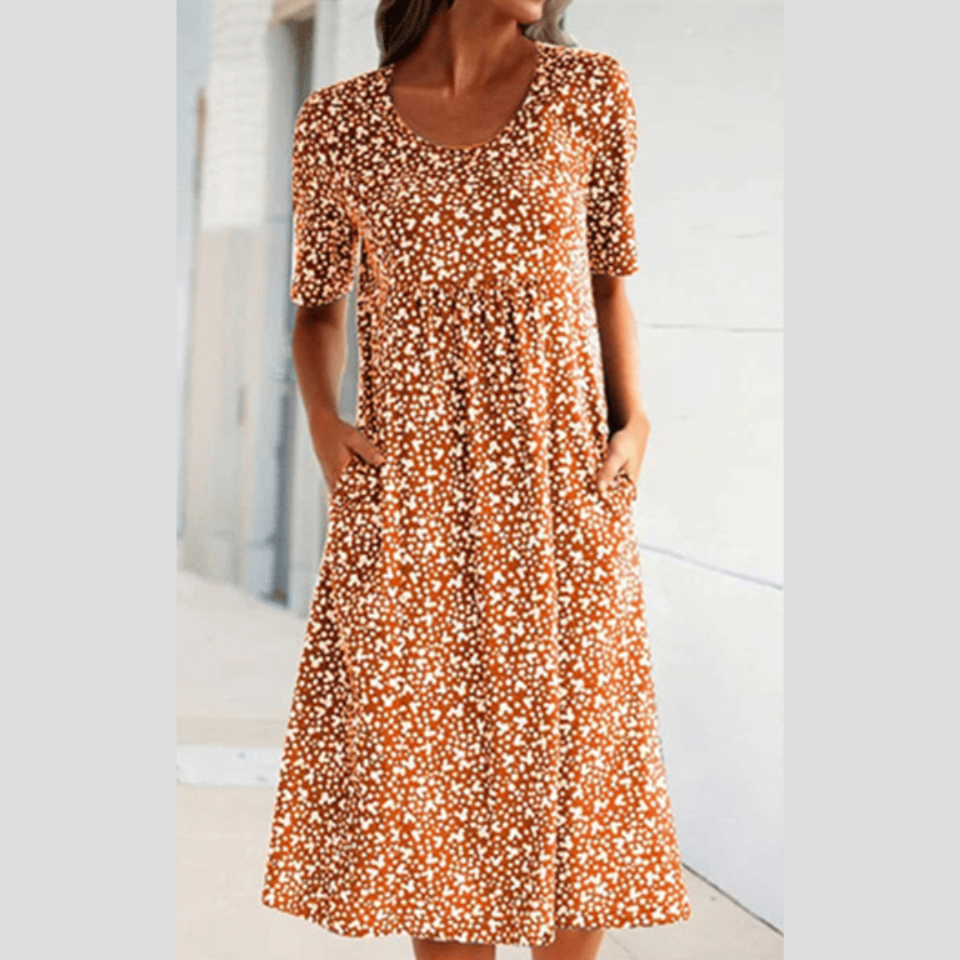 Floral Midi Dress | Stylish Amara