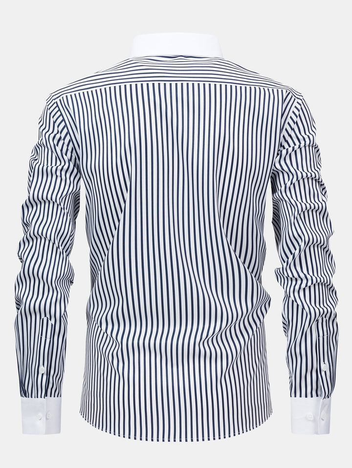Slim Fit Tapered Pants & Striped Winchester Shirt - Wrinkle-Free
