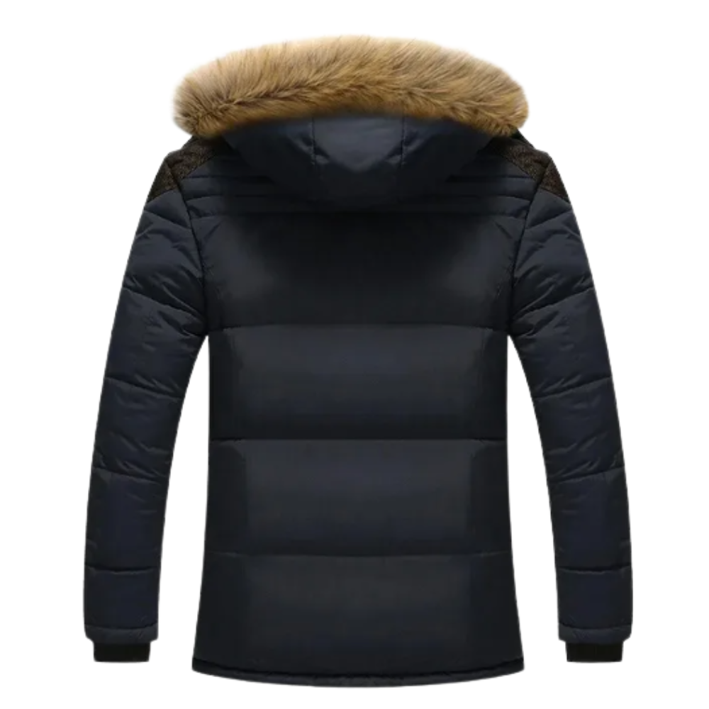 Chic Winter Jacket with Quilted Fleece