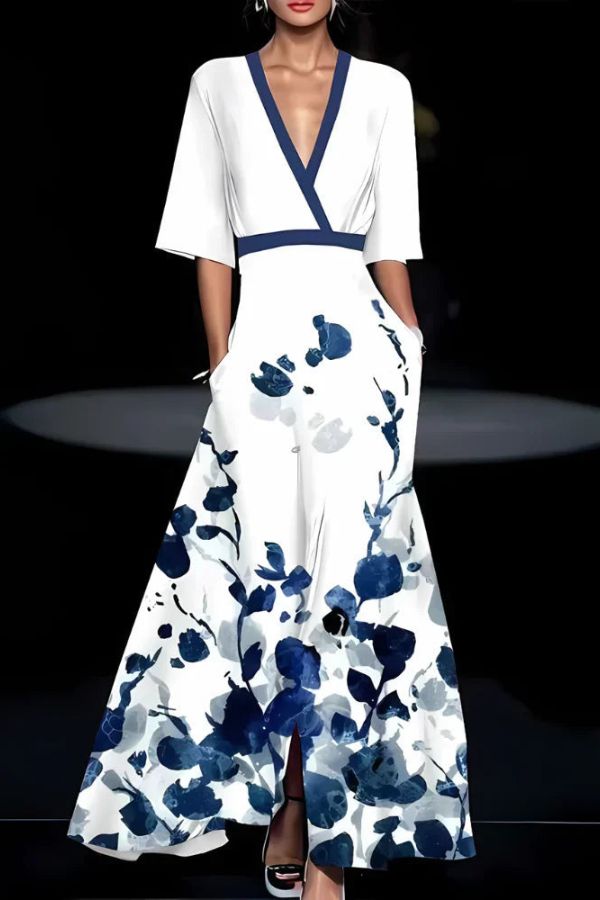 Isabella Floral Dress | Timeless Elegance