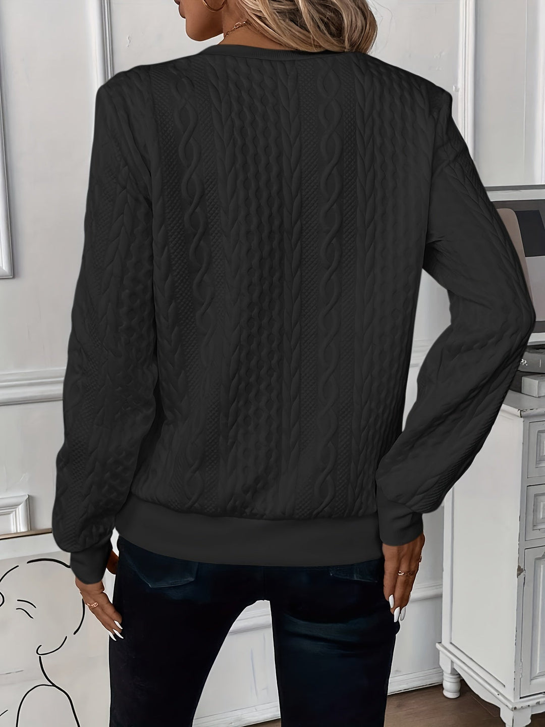 Elegant Joy™ Knit Sweater - Stylish and Chic