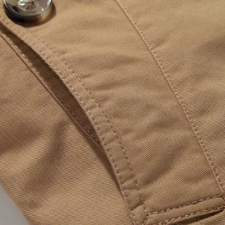 Chic Trench Coat with Padding
