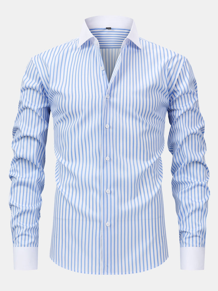 Slim Fit Tapered Pants & Striped Winchester Shirt - Wrinkle-Free