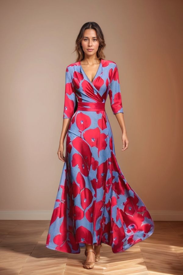 Isabella Floral Dress | Timeless Elegance