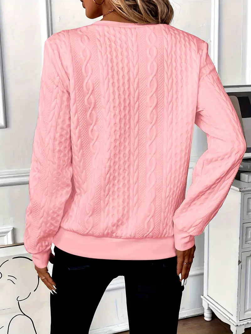 Elegant Joy™ Knit Sweater - Stylish and Chic