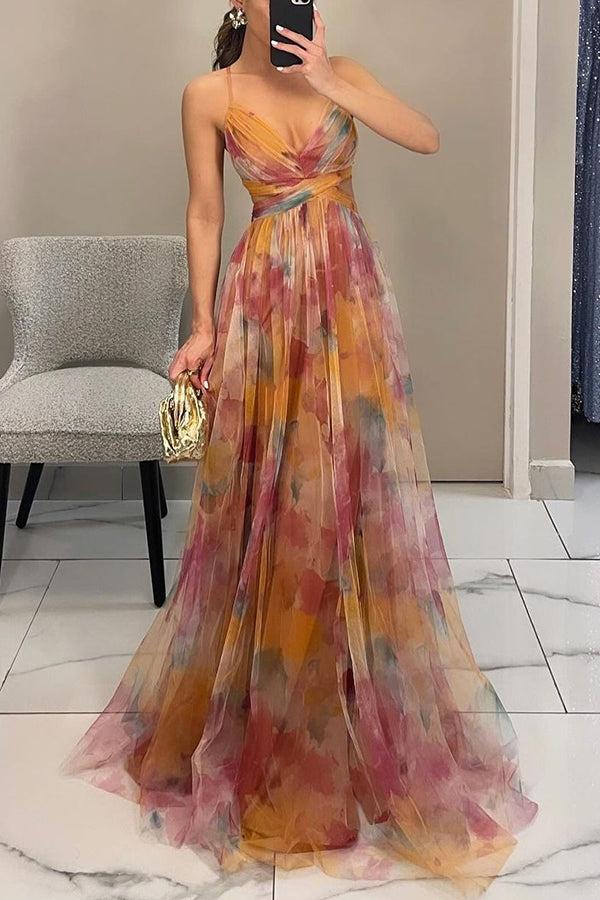 Dorte | Maxi Dress with Floral Design