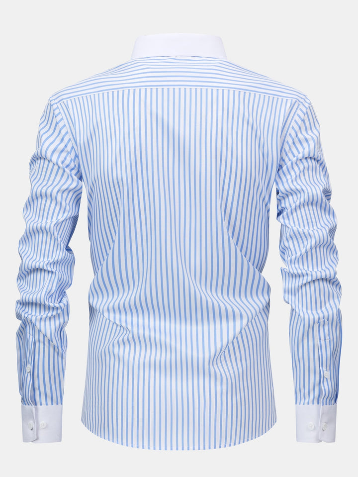 Slim Fit Tapered Pants & Striped Winchester Shirt - Wrinkle-Free