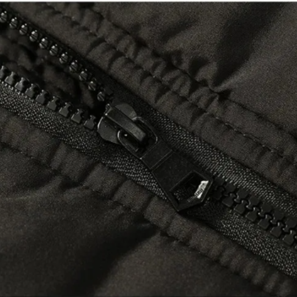 Chic Winter Jacket with Quilted Fleece