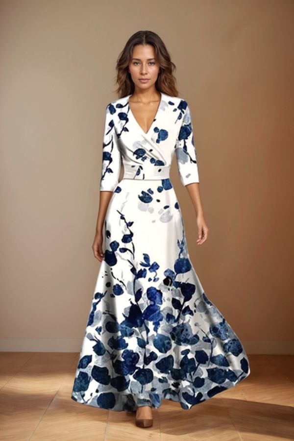 Isabella Floral Dress | Timeless Elegance