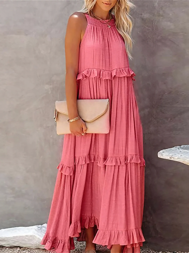 Maxi Dress with Ruffles by Elsie
