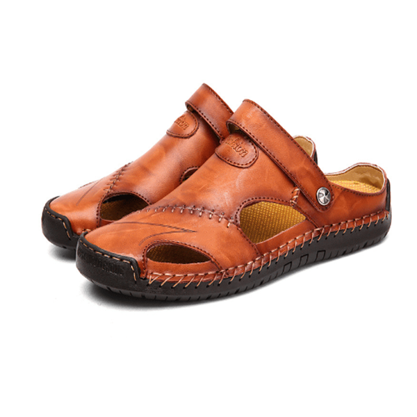Orthopedic Leather Sandals by Chris™