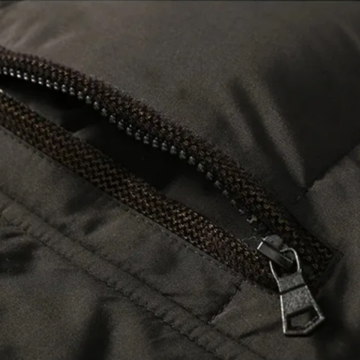 Chic Winter Jacket with Quilted Fleece