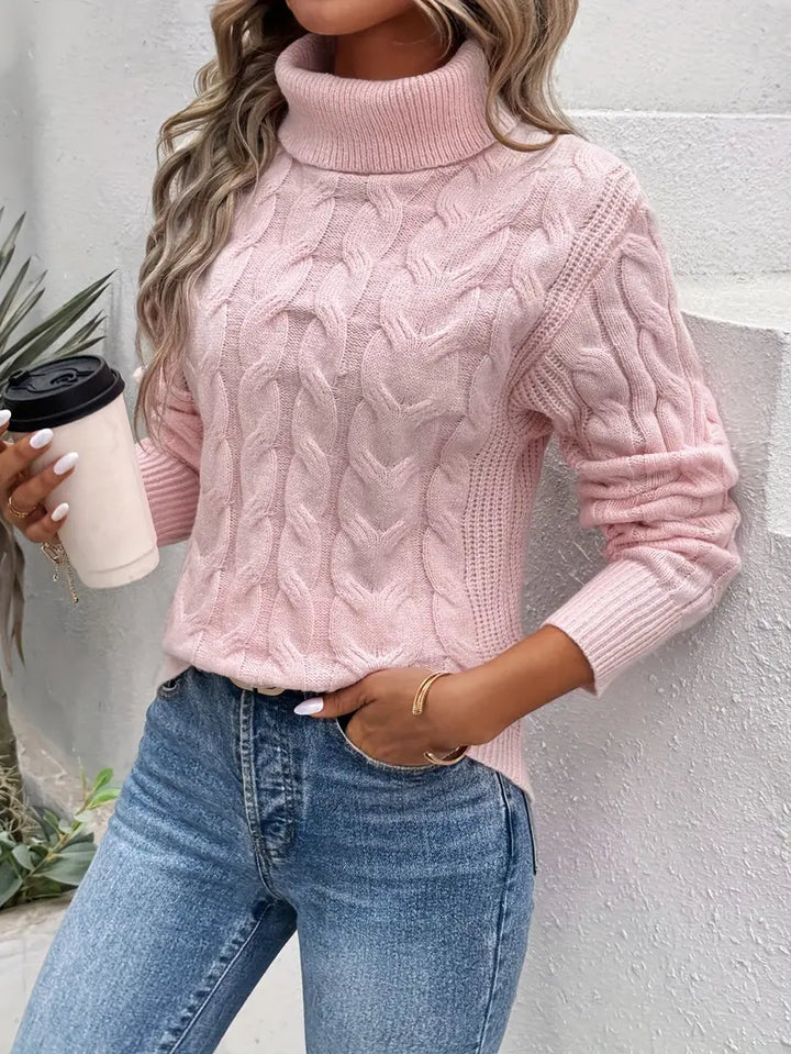 Twisted Turtleneck Sweater by Clémence™