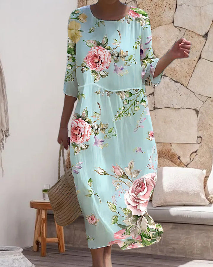 Floral Pattern Dress by Ruth