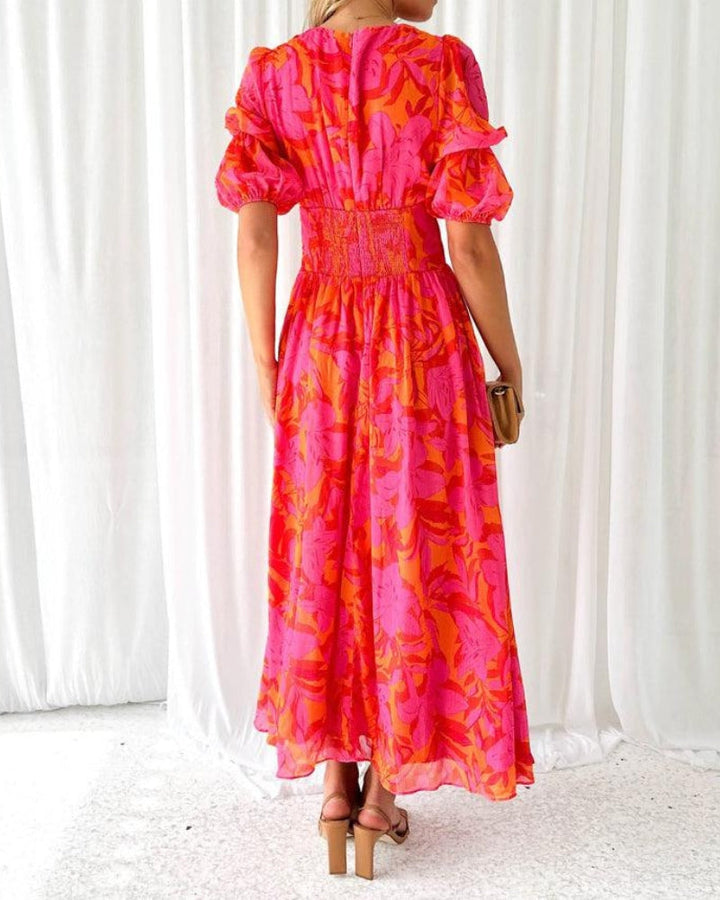 Maxi Dress with Stylish Floral Print | Lavinia