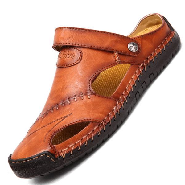 Orthopedic Leather Sandals by Chris™