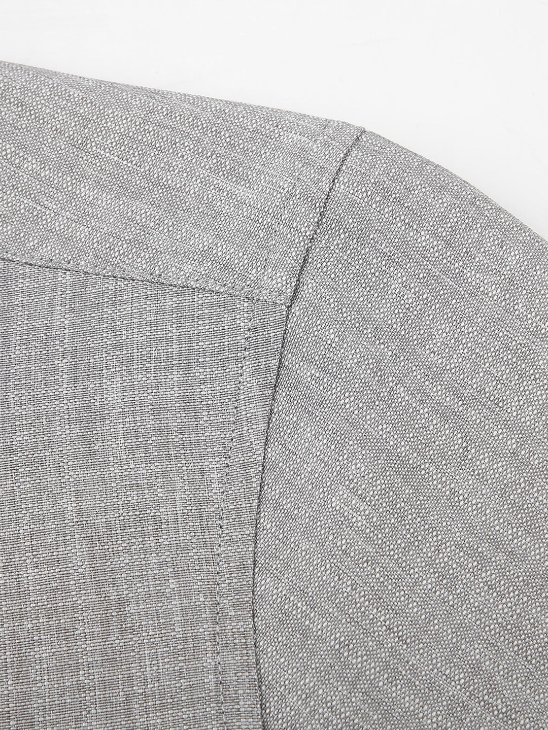 High Collar Textured Long Sleeve Shirt